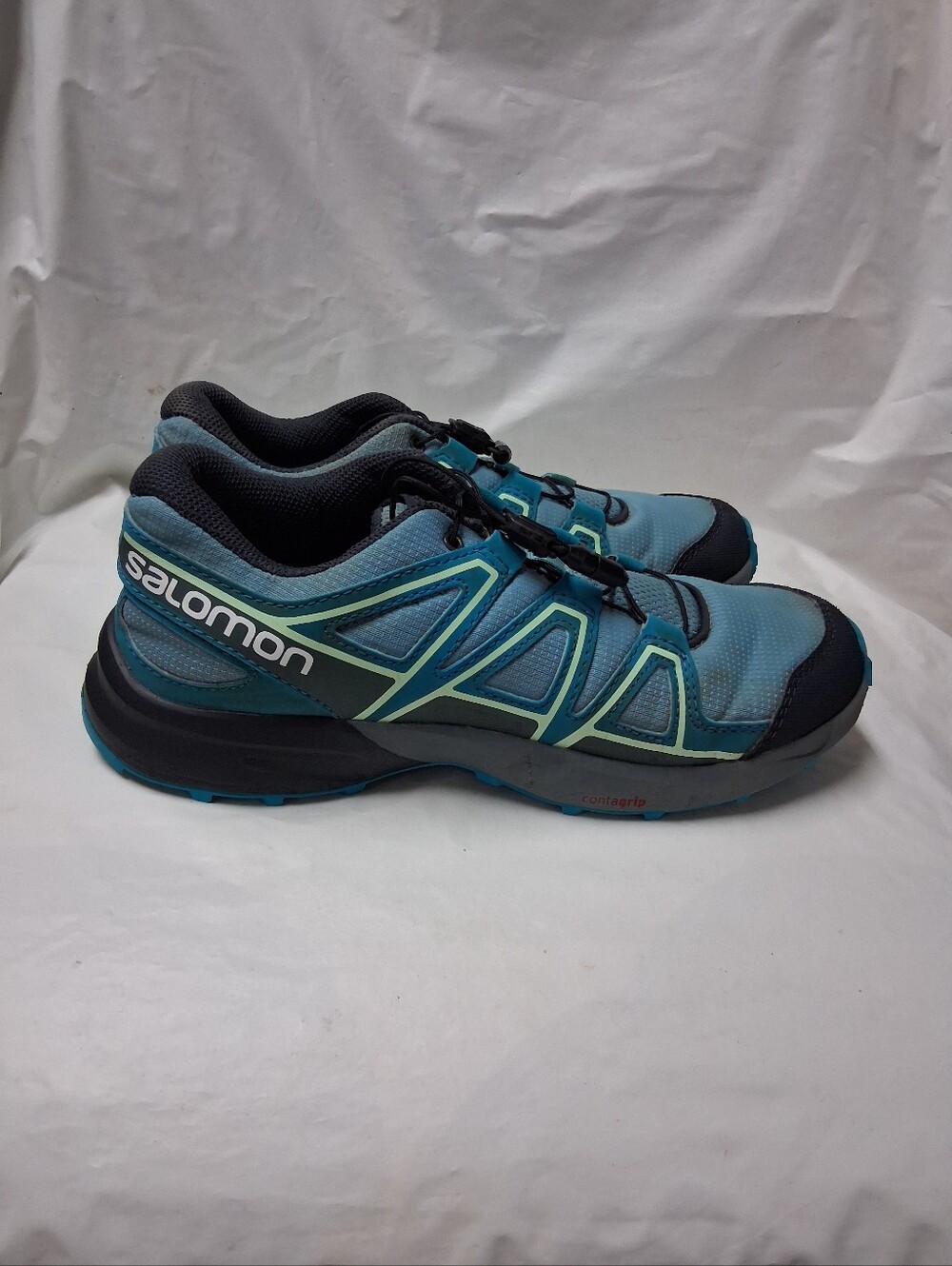 Salomon Speedcross Women's Teal Trail Running Sneakers Size 6 Preowned